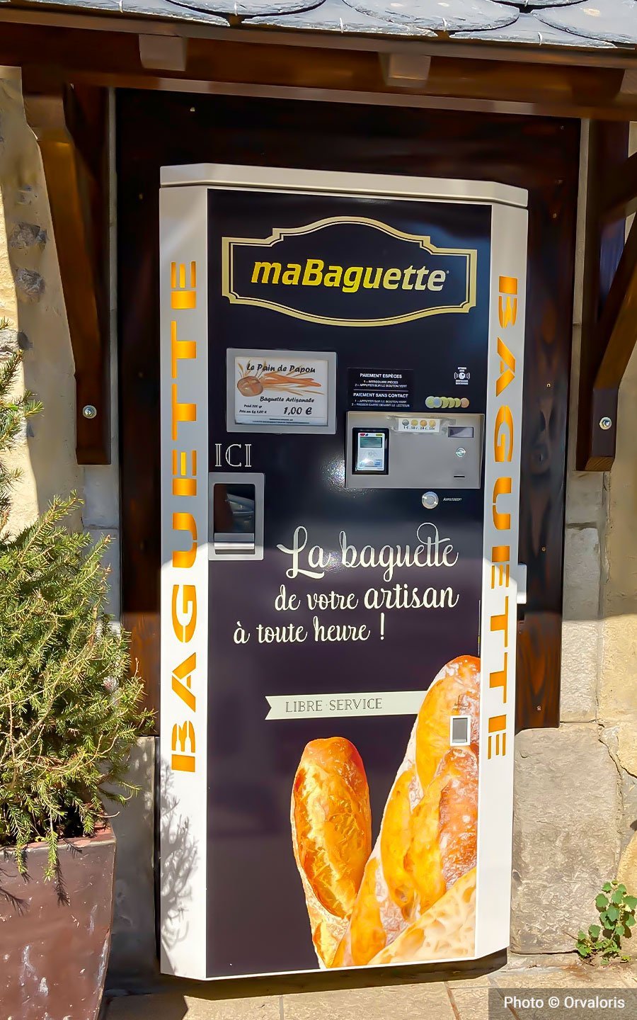 le distributeur automatique du pain de Papou à Formiguères